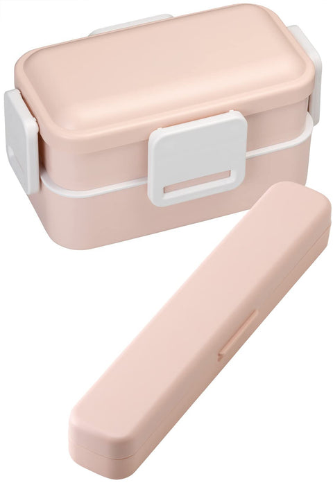 Skater Made In Japan Trio Set: Antibacterial Silent Chopsticks Spoon Fork - Dull Pink- Japan Figure Store - #1 Bring To You The Best Japanese Goods