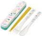 Skater Trio Set Chopsticks Spoon Fork - Snoopy Peanuts Made In Japan - Antibacterial Silent- Japan Figure Store - #1 Bring To You The Best Japanese Goods
