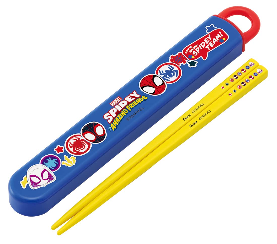 Skater Boys Spider-Man Marvel 22 Slide Chopstick Case Set Made in Japan ABS2AMAG-A- Japan Figure Store - #1 Bring To You The Best Japanese Goods