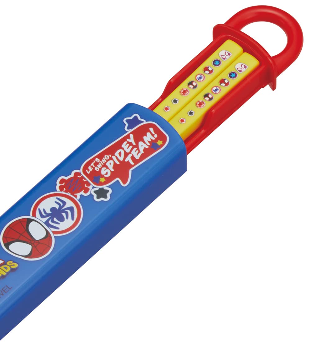 Skater Boys Spider-Man Marvel 22 Slide Chopstick Case Set Made in Japan ABS2AMAG-A- Japan Figure Store - #1 Bring To You The Best Japanese Goods