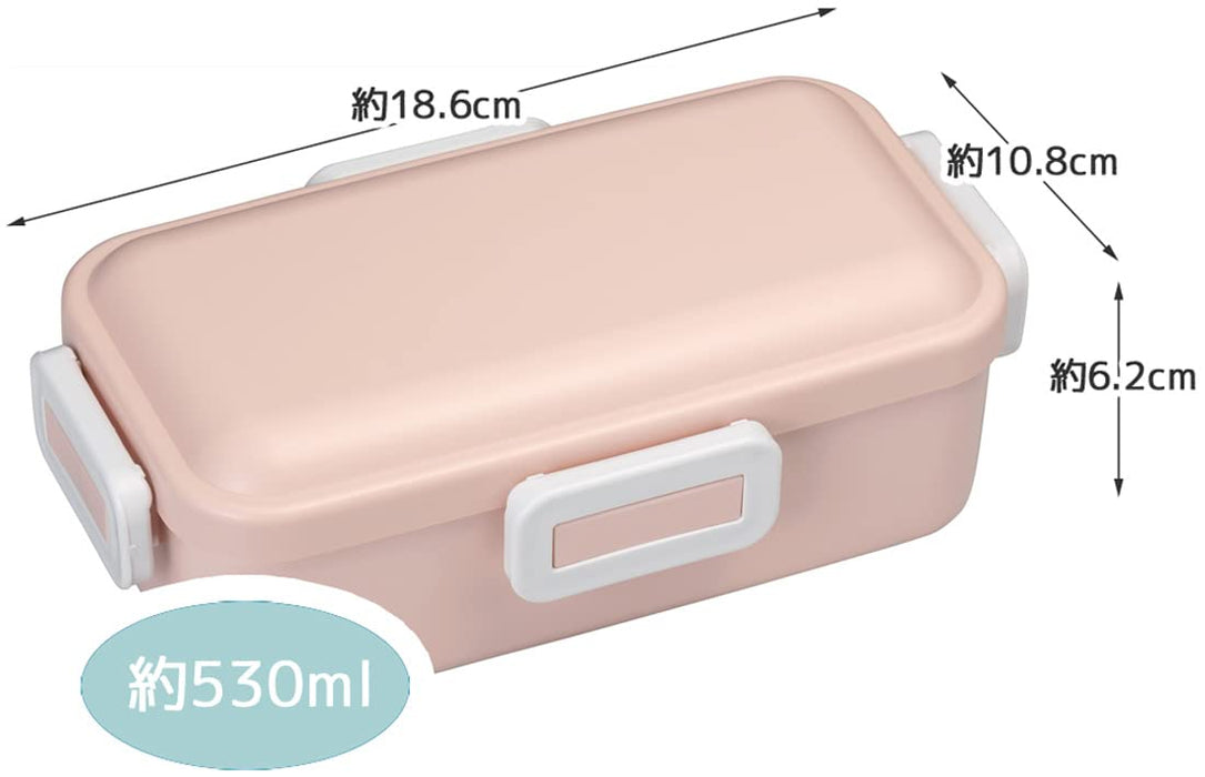 Skater 530Ml Dome-Shaped Lid Lunch Box Antibacterial Softly Serving Dull Pink - Made In Japan- Japan Figure Store - #1 Bring To You The Best Japanese Goods
