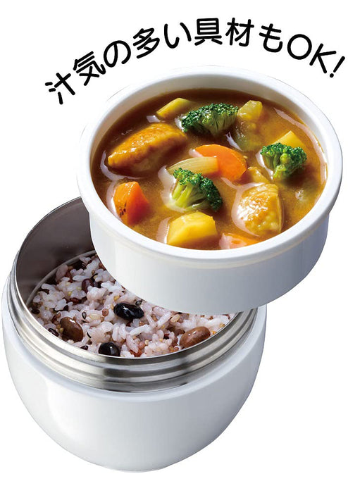 Skater 540ml Totoro Silhouette Thermal Lunch Box Ghibli Rice Bowl Jar Antibacterial LDNC6AG-A- Japan Figure Store - #1 Bring To You The Best Japanese Goods