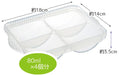 Skater 4-Block Baby Food Storage Tray Portioned Frozen - Trmr4N-A Model- Japan Figure Store - #1 Bring To You The Best Japanese Goods