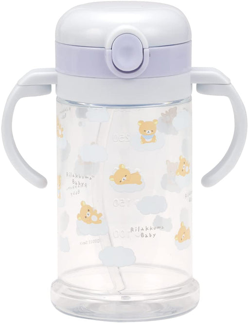 Skater Rilakkuma 370ml Baby Mug with Straw for Girls- Japan Figure Store - #1 Bring To You The Best Japanese Goods