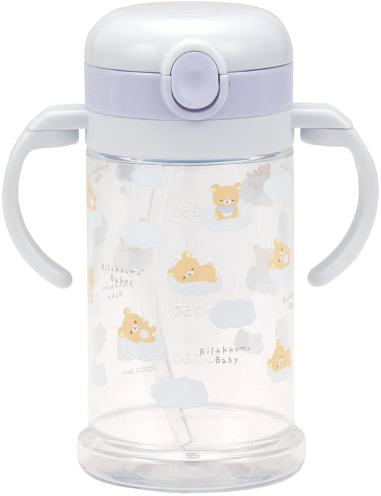 Skater Rilakkuma 370ml Baby Mug with Straw for Girls- Japan Figure Store - #1 Bring To You The Best Japanese Goods