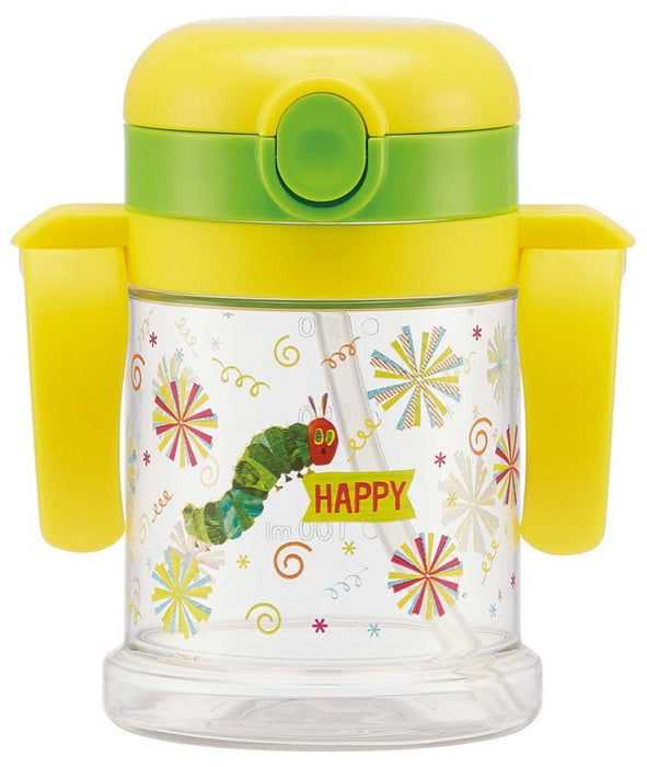 Skater Straw Mug 260ml - Dual-Handle Baby Cup feat. Hungry Caterpillar Design Age 1+ Kshw1N-A- Japan Figure Store - #1 Bring To You The Best Japanese Goods