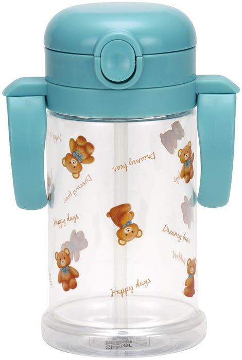 Skater Baby Bear Straw Mug 370ml 2-Way with Foldable Handle & Strap for 1 Year+ Kids Kshw2N-A- Japan Figure Store - #1 Bring To You The Best Japanese Goods