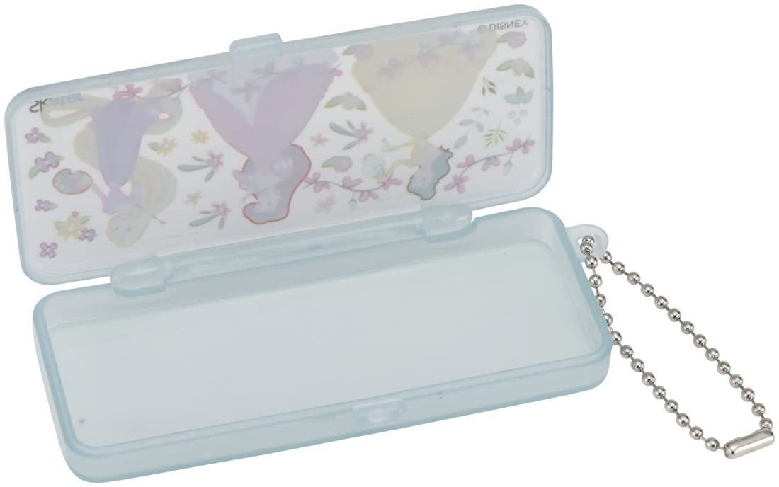 Skater Disney Princess Travel Case - Bandage Medicine and Cotton Swab Holder with Chain Zbmlc1-A- Japan Figure Store - #1 Bring To You The Best Japanese Goods