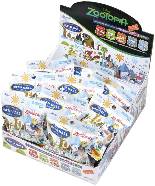 Skater Disney Zootopia Bath Salts Bombs Mascot Set of 20 Bath Balls 1040-A- Japan Figure Store - #1 Bring To You The Best Japanese Goods