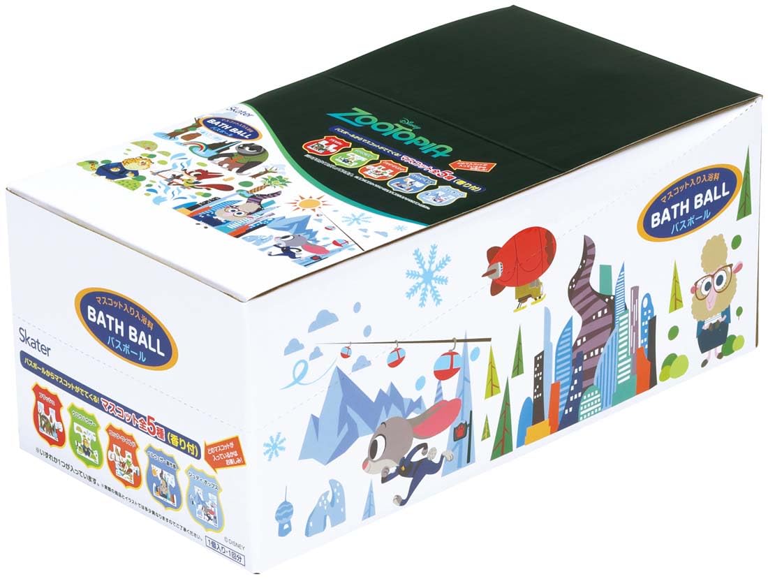 Skater Disney Zootopia Bath Salts - Set of 10 Mascot Bath Bombs Model Set1057-A- Japan Figure Store - #1 Bring To You The Best Japanese Goods