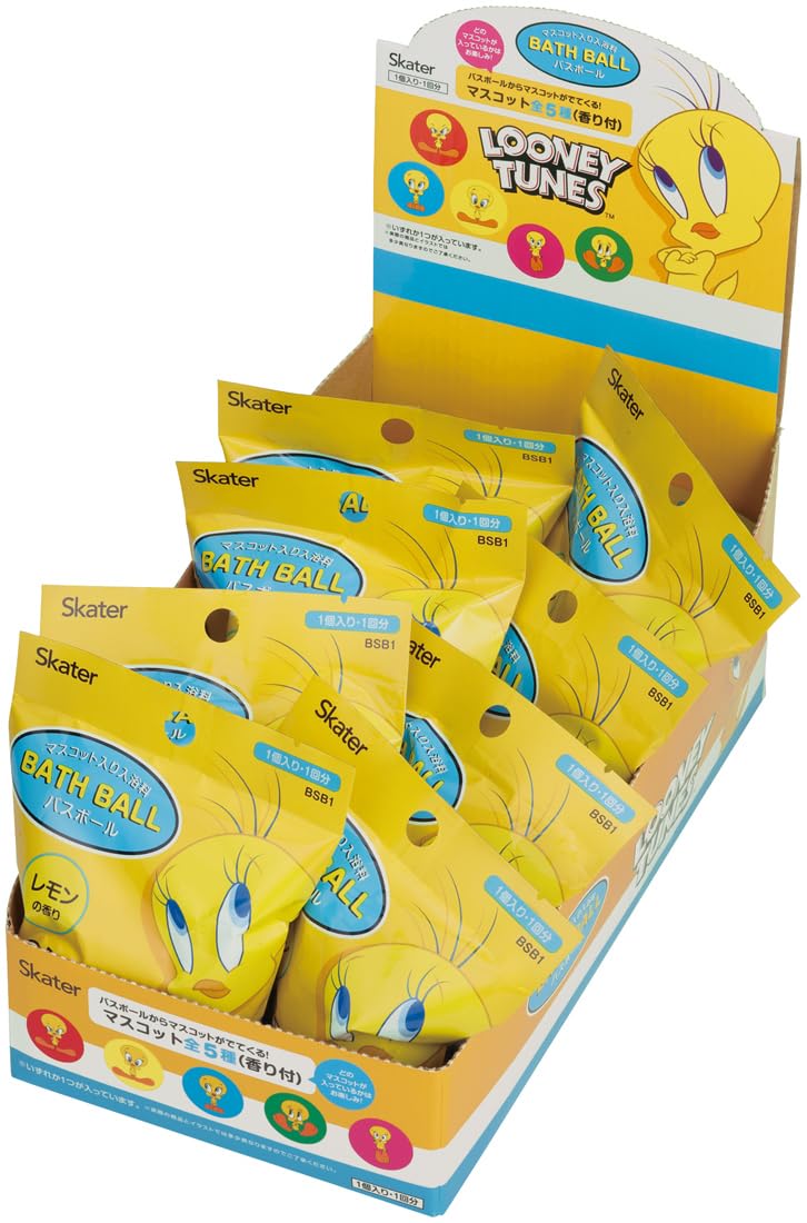 Skater Set1062-A Bath Salts with Mascots Set of 10 Tweety Bath Bombs- Japan Figure Store - #1 Bring To You The Best Japanese Goods