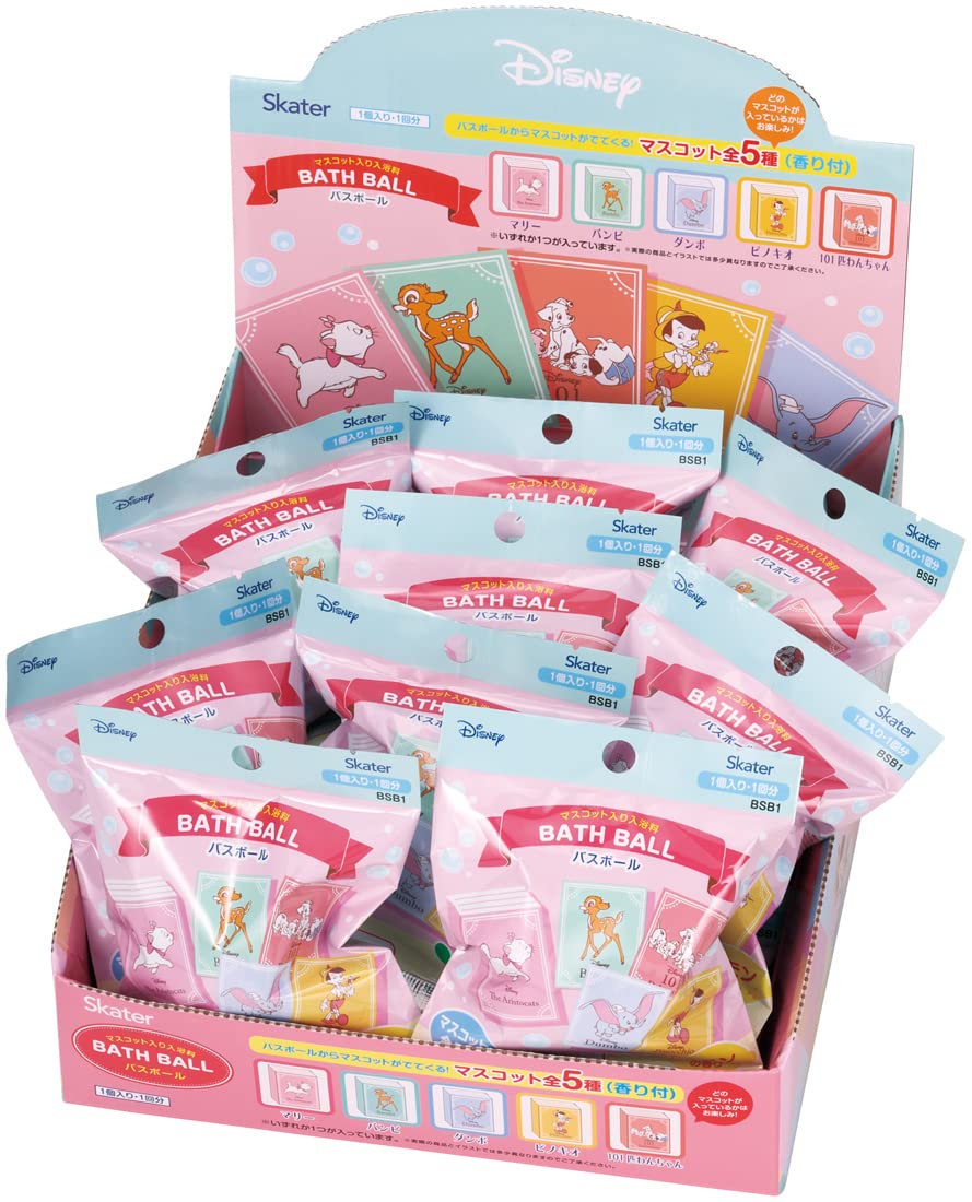 Skater Disney Classic Bath Bombs Set1032-A Set of 20 Mascot Bath Salts- Japan Figure Store - #1 Bring To You The Best Japanese Goods