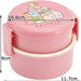 Skater Sumikko Gurashi Pink 2 Tier Round Bento Box 500ml Made in Japan- Japan Figure Store - #1 Bring To You The Best Japanese Goods