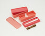 Skater 2 Tier Bento Slim Lunch Box 630ml Salmon Pink Silicone Inner Lid Made in Japan- Japan Figure Store - #1 Bring To You The Best Japanese Goods