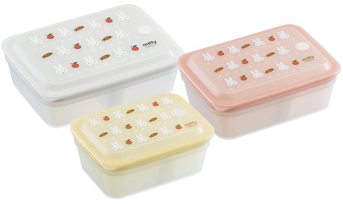 Skater 1-Tier Bento Box Miffy Pas5Ag-A 450Ml Antibacterial Soft Filling Ag+ Gasket- Japan Figure Store - #1 Bring To You The Best Japanese Goods