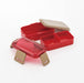 Skater 600ml Cherry Red Bento Box with Domed Lid 2 Tiers Antibacterial Softly Served for Women Made in Japan- Japan Figure Store - #1 Bring To You The Best Japanese Goods
