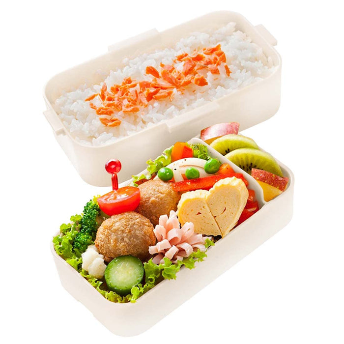 Skater Cinnamoroll Bento Box 600Ml 2-Tier Antibacterial Dome Lid Fluffy Serving Sanrio For Women - Made in Japan- Japan Figure Store - #1 Bring To You The Best Japanese Goods