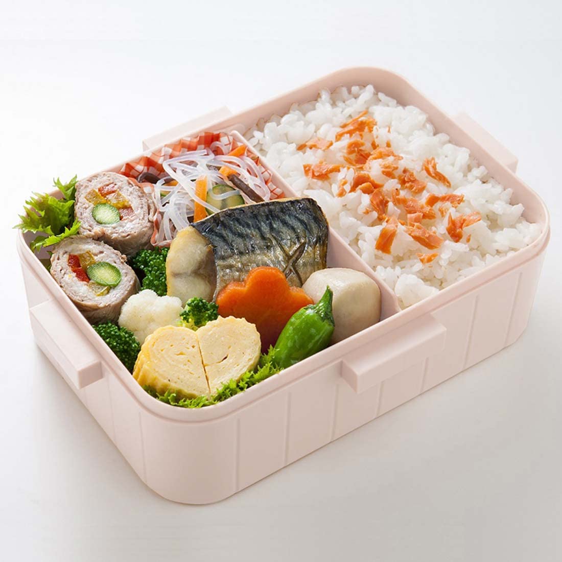 Skater Dull Pink Bento Box 650ml 4-Point Lock Women's Lunchbox Made in Japan- Japan Figure Store - #1 Bring To You The Best Japanese Goods