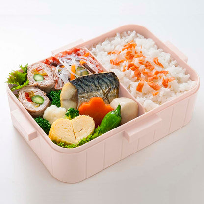 Skater Dull Pink Bento Box 650ml 4-Point Lock Women's Lunchbox Made in Japan- Japan Figure Store - #1 Bring To You The Best Japanese Goods