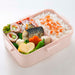 Skater Dull Pink Bento Box 650ml 4-Point Lock Women's Lunchbox Made in Japan- Japan Figure Store - #1 Bring To You The Best Japanese Goods