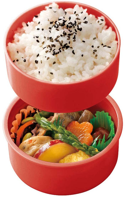 Skater Pokemon Monster Ball Bento Box 500ml 2-Tier Round Antibacterial Made in Japan- Japan Figure Store - #1 Bring To You The Best Japanese Goods