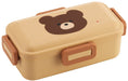 Skater Pompon's Bear Bento Box 530ml Antibacterial Lid Soft and Fluffy for Women Made in Japan- Japan Figure Store - #1 Bring To You The Best Japanese Goods