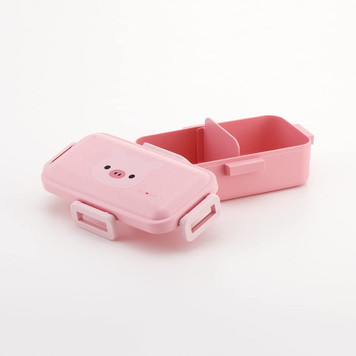 Skater Women's Bento Box 530ml with Antibacterial Lid - Pompon's Pig Soft Dome Design Made in Japan- Japan Figure Store - #1 Bring To You The Best Japanese Goods