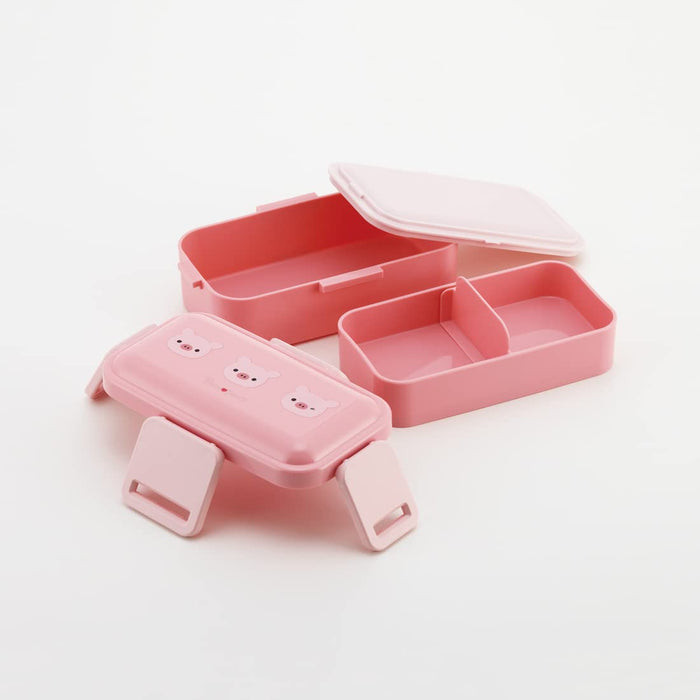 Skater 600ml Bento Box for Women with Antibacterial 2-Tier Dome-Shaped Lid Pompon's Pig Design Made in Japan- Japan Figure Store - #1 Bring To You The Best Japanese Goods