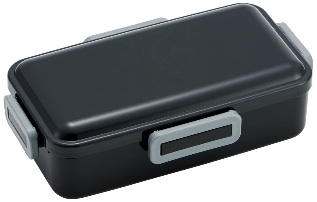 Skater Large Bento Box 830ml for Men Rich Black Antibacterial Soft Serve Made in Japan- Japan Figure Store - #1 Bring To You The Best Japanese Goods