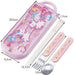 Skater Kids Bento Trio Set - Unicorn Theme Chopsticks Spoon & Fork 16.5cm- Japan Figure Store - #1 Bring To You The Best Japanese Goods