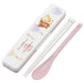 Skater Bento Set with 18cm Chopsticks & Spoon Antibacterial Korilakkuma Design- Japan Figure Store - #1 Bring To You The Best Japanese Goods