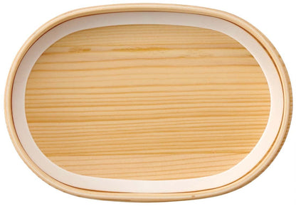 Skater Doraemon 550ml Bentwood Lunch Box with Leak-Resistant Gasket and Belt WLB6- Japan Figure Store - #1 Bring To You The Best Japanese Goods