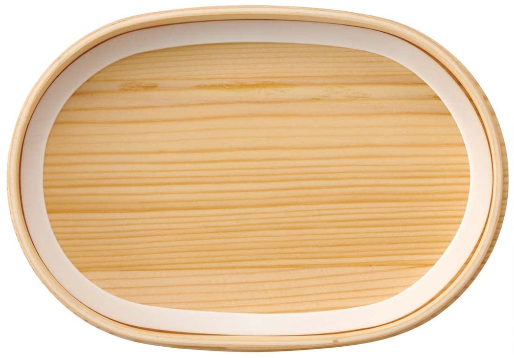 Skater Doraemon 550ml Bentwood Lunch Box with Leak-Resistant Gasket and Belt WLB6- Japan Figure Store - #1 Bring To You The Best Japanese Goods