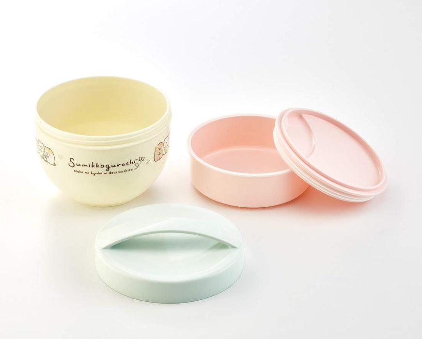 Skater Sumikko Gurashi Cat Siblings Cafe Bowl Lunch Box 560ml Capacity- Japan Figure Store - #1 Bring To You The Best Japanese Goods