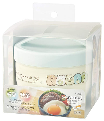 Skater Sumikko Gurashi Cat Siblings Cafe Bowl Lunch Box 560ml Capacity- Japan Figure Store - #1 Bring To You The Best Japanese Goods