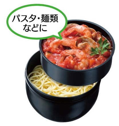 Skater Large 840Ml Donburi-Style Lunch Box Cafe Don Brooklyn Black For Men Made in Japan- Japan Figure Store - #1 Bring To You The Best Japanese Goods
