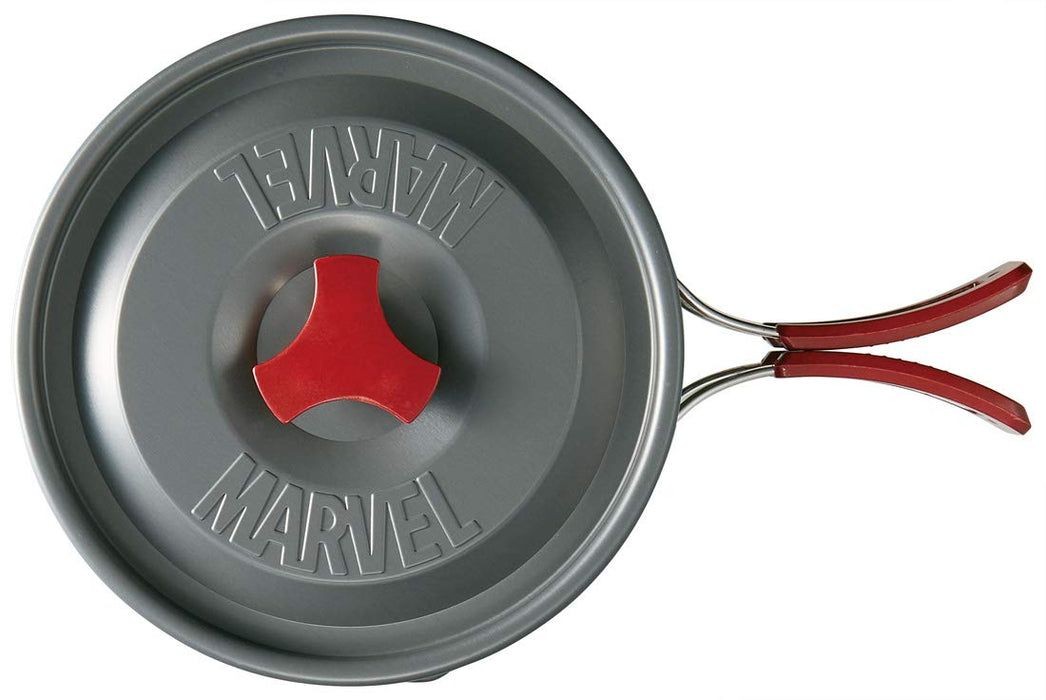 Skater 16cm Aluminum Camping Pot with Marvel Logo - Outdoor Use- Japan Figure Store - #1 Bring To You The Best Japanese Goods