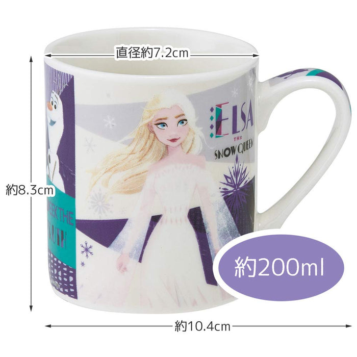 Skater Disney Frozen Ceramic Mug 200ml Capacity - CHMG14 Model- Japan Figure Store - #1 Bring To You The Best Japanese Goods
