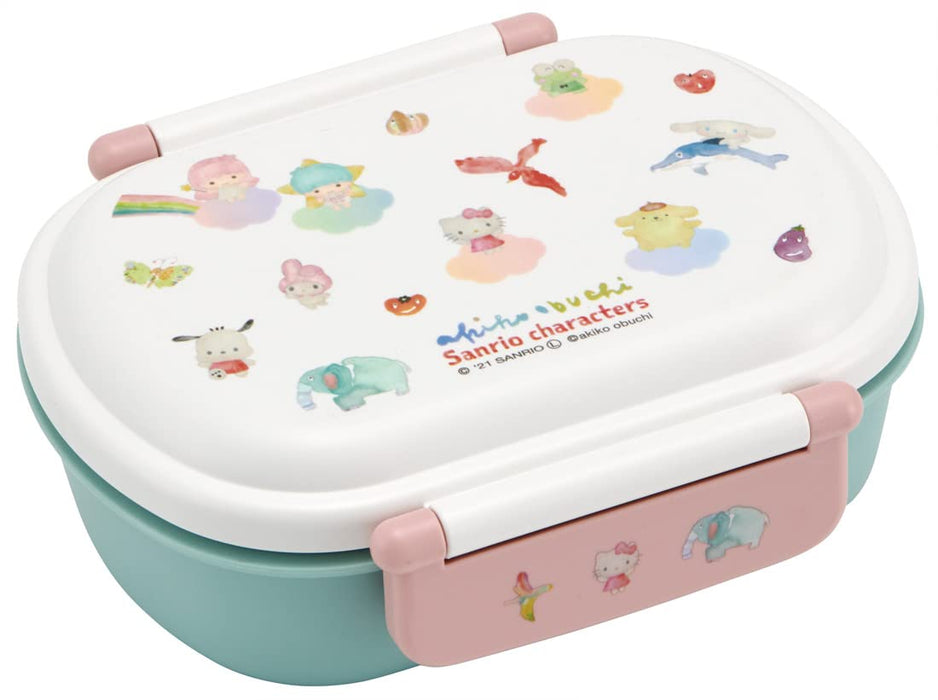 Skater 360ml Antibacterial Kids Lunch Box Akiko Obuchi Sanrio Design Fluffy Made in Japan- Japan Figure Store - #1 Bring To You The Best Japanese Goods