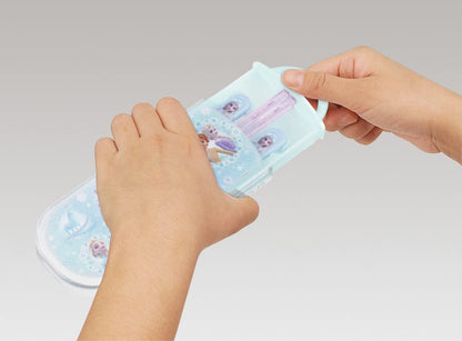 Skater Disney Frozen 2 Antibacterial Trio Set: Lunch Box Spoon Fork and Chopsticks - Made in Japan for Girls- Japan Figure Store - #1 Bring To You The Best Japanese Goods