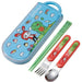 Skater Trio Set Lunch Box with Antibacterial Slide Chopsticks Spoon Fork - Maizen Sisters Made in Japan- Japan Figure Store - #1 Bring To You The Best Japanese Goods