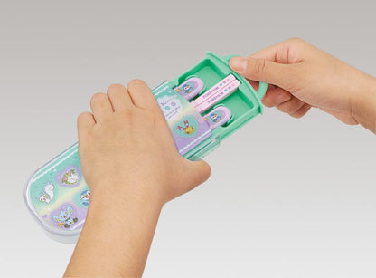 Skater Pokemon Heart Trio Set - Kids Antibacterial Lunch Box Chopsticks Spoon and Fork - Made in Japan- Japan Figure Store - #1 Bring To You The Best Japanese Goods