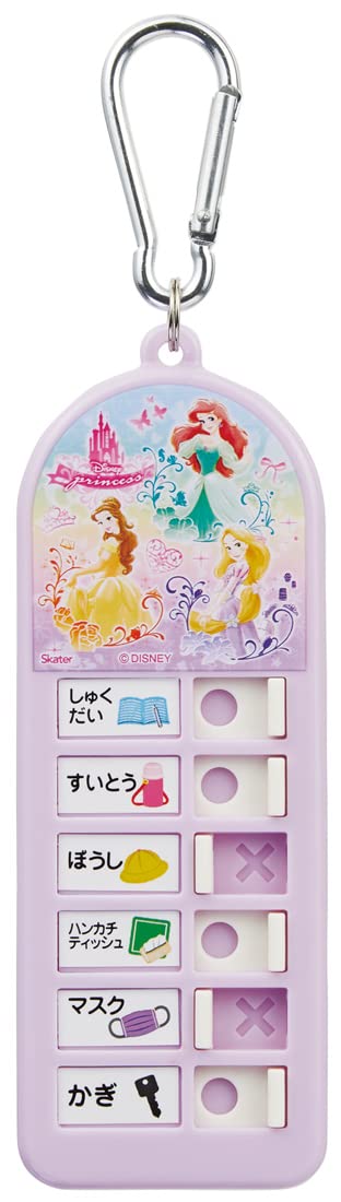 Skater Disney Princess 23 Lost Item Checker for Children's Belongings Chek1-A- Japan Figure Store - #1 Bring To You The Best Japanese Goods