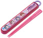 Skater Antibacterial Kid's Chopsticks and Case Set Bittomo X Warrior 16.5cm - Made in Japan- Japan Figure Store - #1 Bring To You The Best Japanese Goods