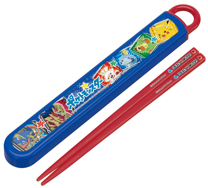 Skater Pokemon Children's Chopstick and Case Set 16.5cm Made in Japan - Abs2Am- Japan Figure Store - #1 Bring To You The Best Japanese Goods