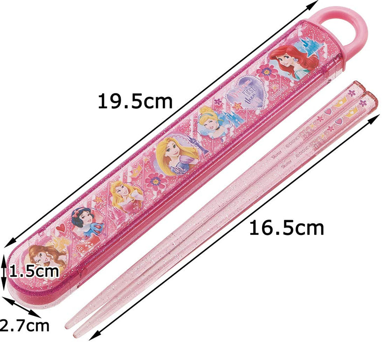 Skater Disney Princess 19 Children's Chopsticks and Case Set - Made in Japan- Japan Figure Store - #1 Bring To You The Best Japanese Goods