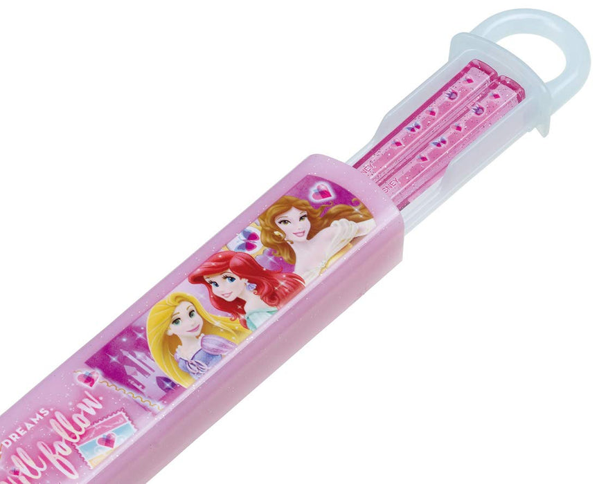 Skater Disney Princess Children's 16.5cm Chopsticks and Case Set Made in Japan ABS2AM- Japan Figure Store - #1 Bring To You The Best Japanese Goods
