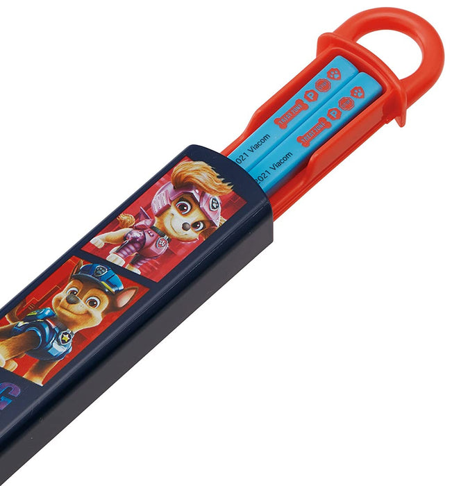 Skater Kids Chopsticks with Silver Ion Antibacterial Case Paw Patrol Movie 16.5cm ABS2AMAG-A Set- Japan Figure Store - #1 Bring To You The Best Japanese Goods