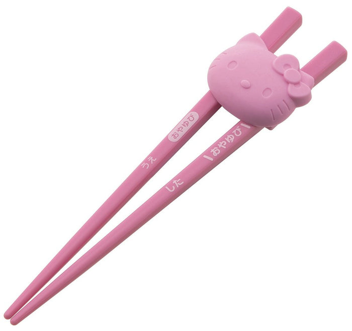 Skater Hello Kitty Kids Training Chopsticks with Silicone Holder - Practice Set- Japan Figure Store - #1 Bring To You The Best Japanese Goods