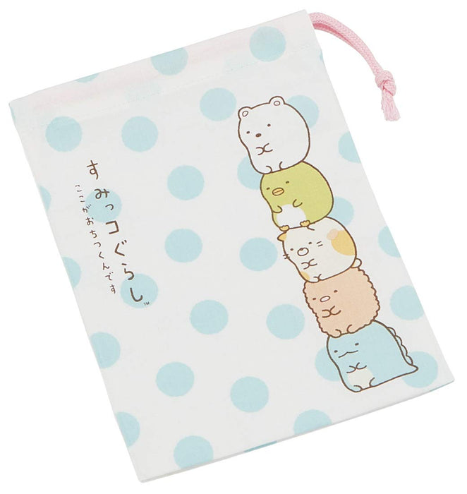 Skater Kids' Cup Bag 21x15cm Sumikko Gurashi Design Made in Japan- Japan Figure Store - #1 Bring To You The Best Japanese Goods